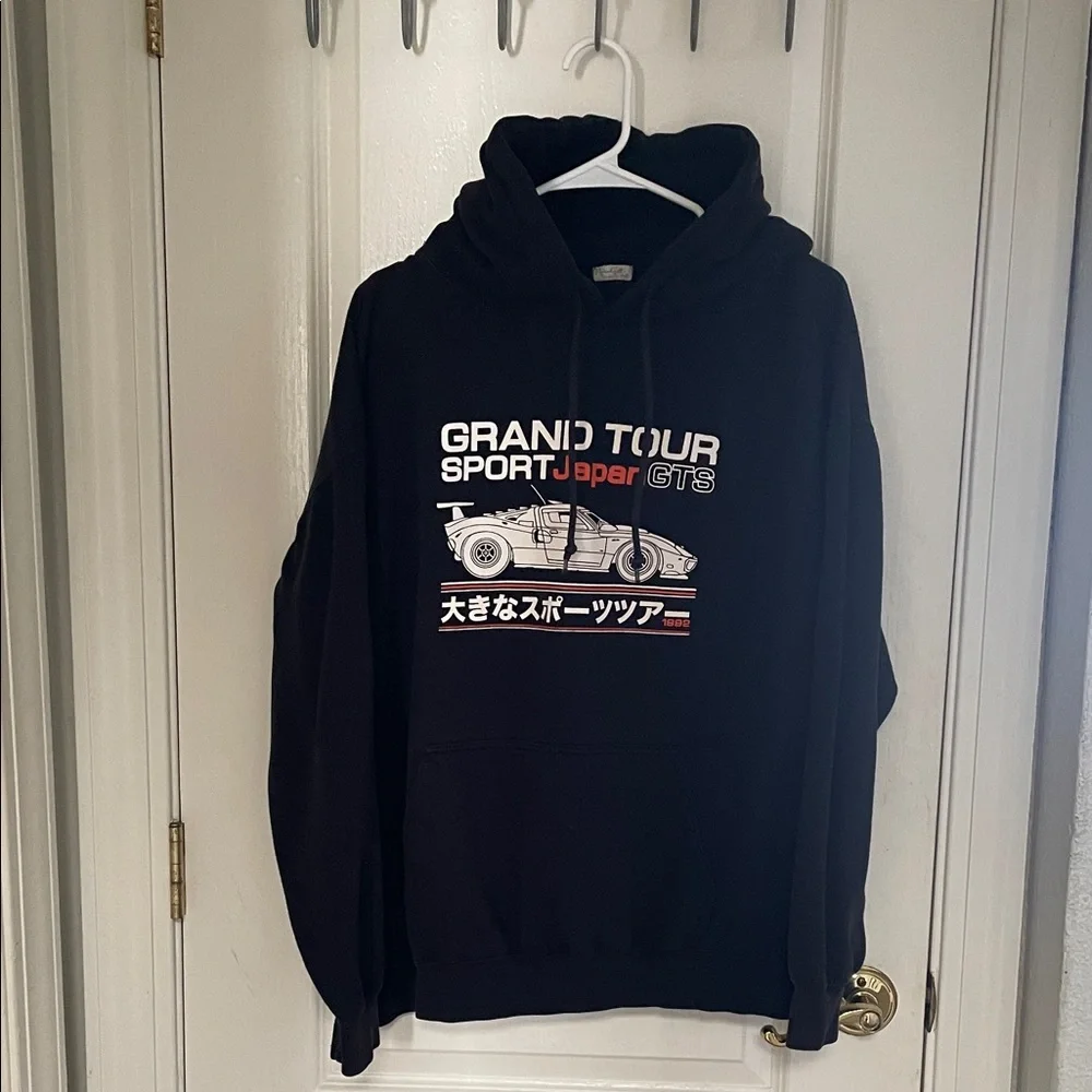 Brandy Melville Black Grand Tour Hoodie